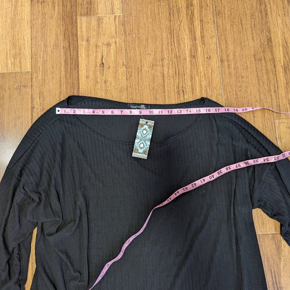 Boohoo Off the Shoulder Knitted Sweater (Jumper) Size 22 - Picture 9 of 13